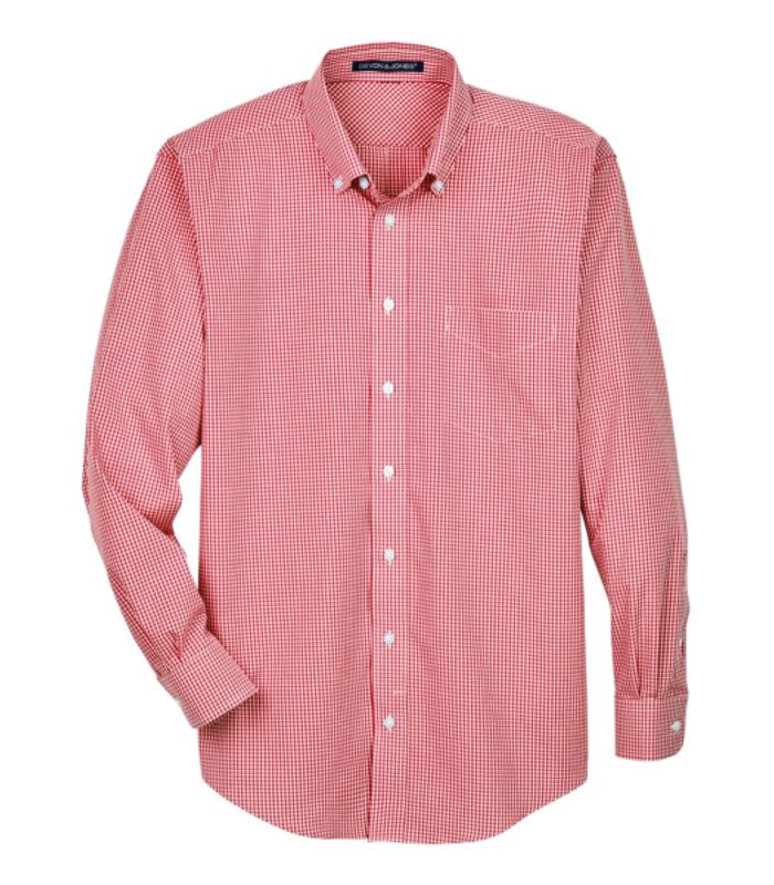 Men's Check Woven Dress Shirt - Large Thumbnail