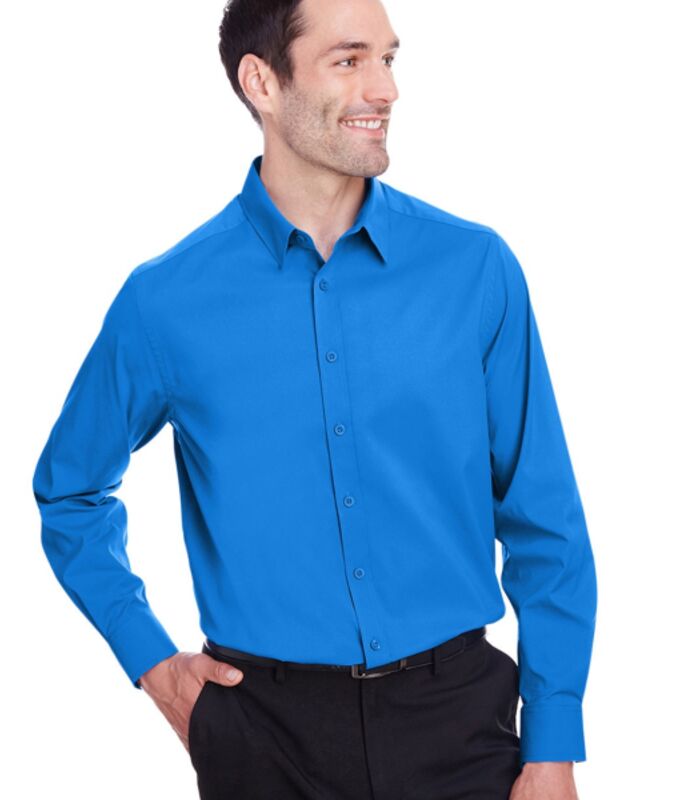 Men's CrownLux Performance® Stretch Woven Dress Shirt Thumbnail