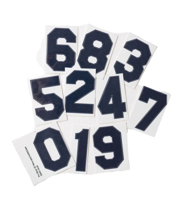 Player Number Helmet Sticker Thumbnail