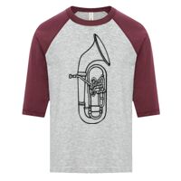 ATC EUROSPUN RING SPUN BASEBALL YOUTH TEE Thumbnail