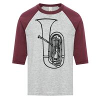 ATC EUROSPUN RING SPUN BASEBALL YOUTH TEE Thumbnail