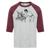 ATC EUROSPUN RING SPUN BASEBALL YOUTH TEE Thumbnail