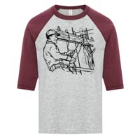 ATC EUROSPUN RING SPUN BASEBALL YOUTH TEE Thumbnail