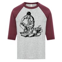 ATC EUROSPUN RING SPUN BASEBALL YOUTH TEE Thumbnail