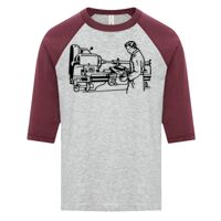 ATC EUROSPUN RING SPUN BASEBALL YOUTH TEE Thumbnail