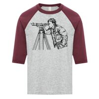 ATC EUROSPUN RING SPUN BASEBALL YOUTH TEE Thumbnail