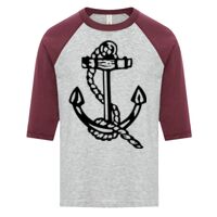 ATC EUROSPUN RING SPUN BASEBALL YOUTH TEE Thumbnail