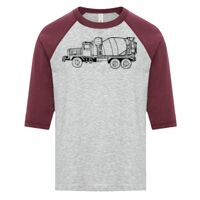 ATC EUROSPUN RING SPUN BASEBALL YOUTH TEE Thumbnail