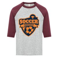 ATC EUROSPUN RING SPUN BASEBALL YOUTH TEE Thumbnail