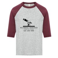 ATC EUROSPUN RING SPUN BASEBALL YOUTH TEE Thumbnail