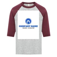 ATC EUROSPUN RING SPUN BASEBALL YOUTH TEE Thumbnail