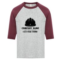 ATC EUROSPUN RING SPUN BASEBALL YOUTH TEE Thumbnail