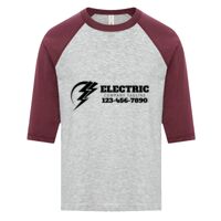 ATC EUROSPUN RING SPUN BASEBALL YOUTH TEE Thumbnail