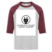 ATC EUROSPUN RING SPUN BASEBALL YOUTH TEE Thumbnail