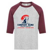 ATC EUROSPUN RING SPUN BASEBALL YOUTH TEE Thumbnail