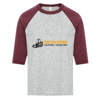 ATC EUROSPUN RING SPUN BASEBALL YOUTH TEE Thumbnail