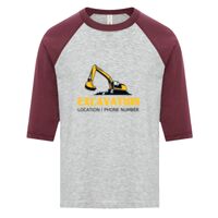 ATC EUROSPUN RING SPUN BASEBALL YOUTH TEE Thumbnail