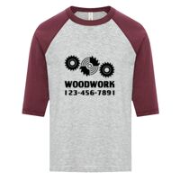 ATC EUROSPUN RING SPUN BASEBALL YOUTH TEE Thumbnail