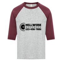 ATC EUROSPUN RING SPUN BASEBALL YOUTH TEE Thumbnail