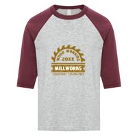ATC EUROSPUN RING SPUN BASEBALL YOUTH TEE Thumbnail