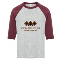 ATC EUROSPUN RING SPUN BASEBALL YOUTH TEE Thumbnail