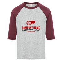 ATC EUROSPUN RING SPUN BASEBALL YOUTH TEE Thumbnail