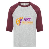 ATC EUROSPUN RING SPUN BASEBALL YOUTH TEE Thumbnail