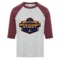 ATC EUROSPUN RING SPUN BASEBALL YOUTH TEE Thumbnail