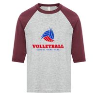 ATC EUROSPUN RING SPUN BASEBALL YOUTH TEE Thumbnail