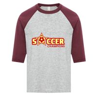 ATC EUROSPUN RING SPUN BASEBALL YOUTH TEE Thumbnail