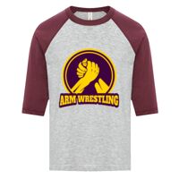 ATC EUROSPUN RING SPUN BASEBALL YOUTH TEE Thumbnail