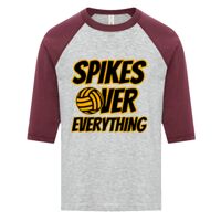 ATC EUROSPUN RING SPUN BASEBALL YOUTH TEE Thumbnail