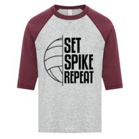 ATC EUROSPUN RING SPUN BASEBALL YOUTH TEE Thumbnail