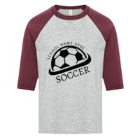 ATC EUROSPUN RING SPUN BASEBALL YOUTH TEE Thumbnail