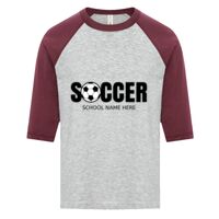 ATC EUROSPUN RING SPUN BASEBALL YOUTH TEE Thumbnail