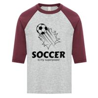 ATC EUROSPUN RING SPUN BASEBALL YOUTH TEE Thumbnail