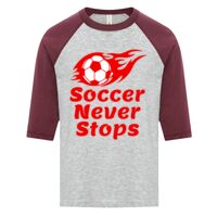 ATC EUROSPUN RING SPUN BASEBALL YOUTH TEE Thumbnail