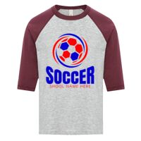 ATC EUROSPUN RING SPUN BASEBALL YOUTH TEE Thumbnail