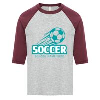 ATC EUROSPUN RING SPUN BASEBALL YOUTH TEE Thumbnail