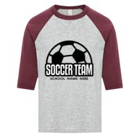 ATC EUROSPUN RING SPUN BASEBALL YOUTH TEE Thumbnail