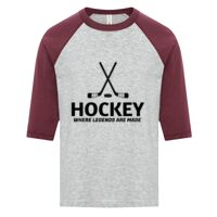 ATC EUROSPUN RING SPUN BASEBALL YOUTH TEE Thumbnail