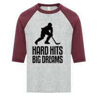 ATC EUROSPUN RING SPUN BASEBALL YOUTH TEE Thumbnail