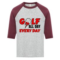 ATC EUROSPUN RING SPUN BASEBALL YOUTH TEE Thumbnail