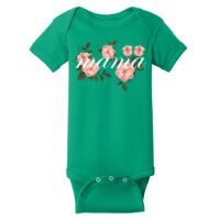 Infant Short Sleeve Baby Rib Bodysuit Thumbnail
